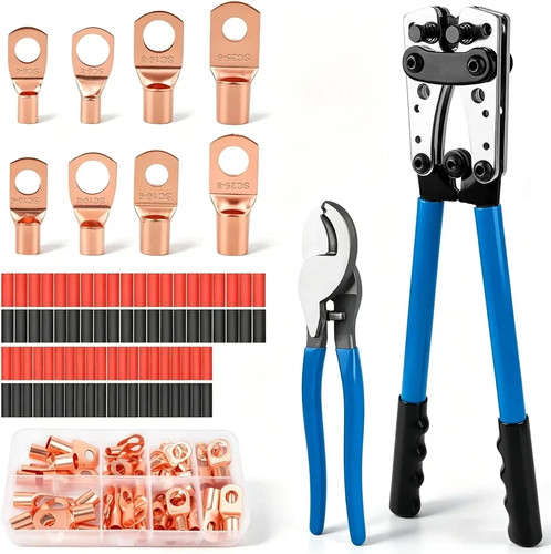 Battery cable lug crimping - battery,
