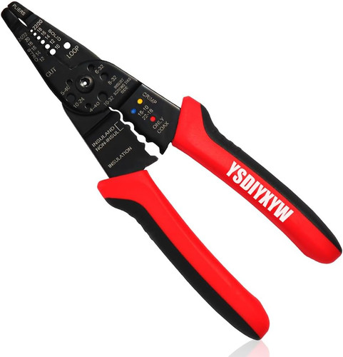 Wire stripper crimper - 8",